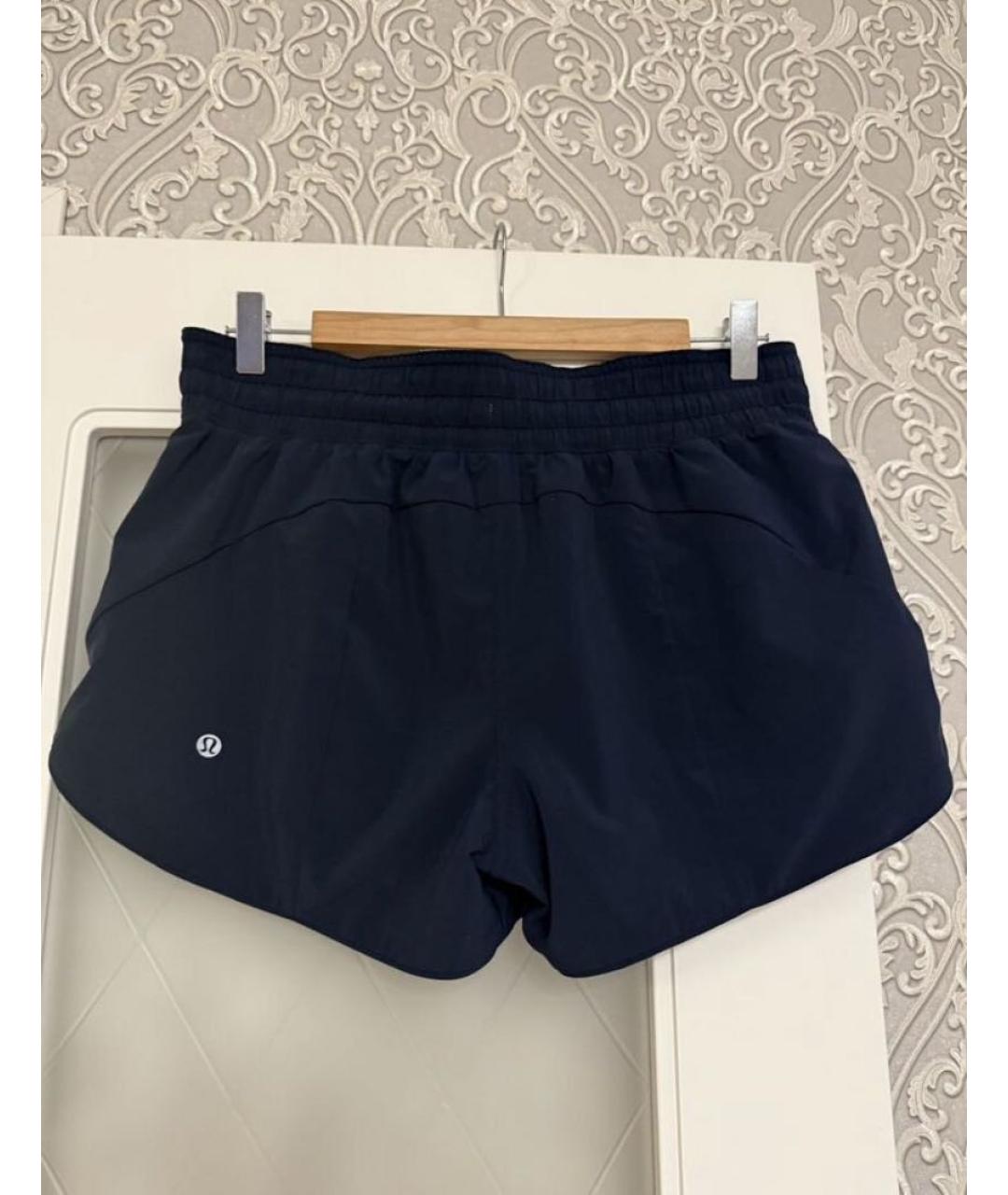 Lululemon Синие полиэстеровые шорты, фото 2