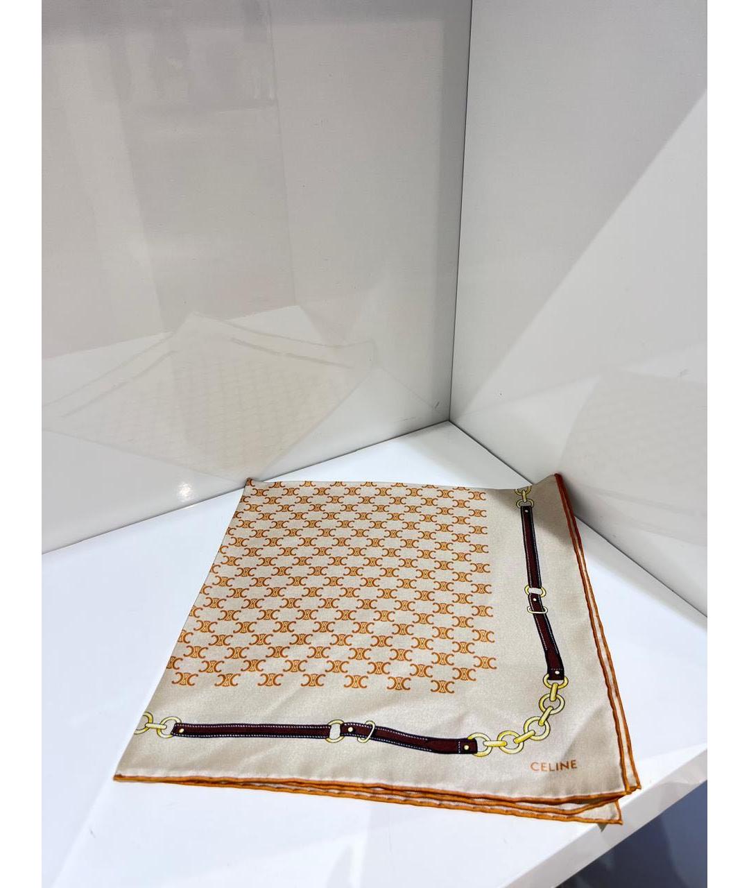 CELINE Мульти шелковый платок, фото 3