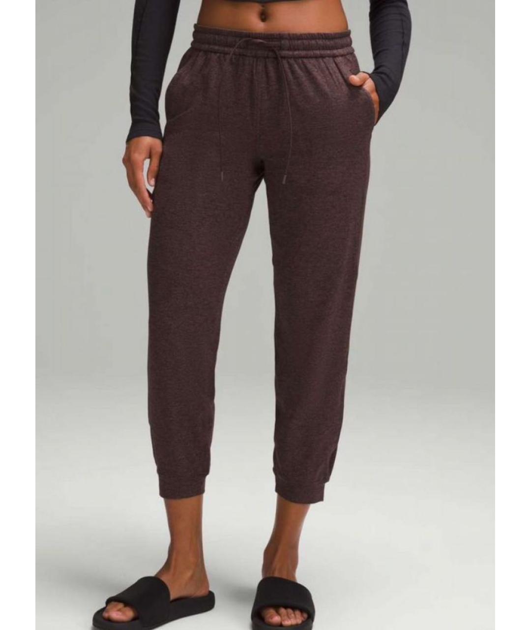 Lululemon Коричневые полиэстеровые бриджи, фото 7