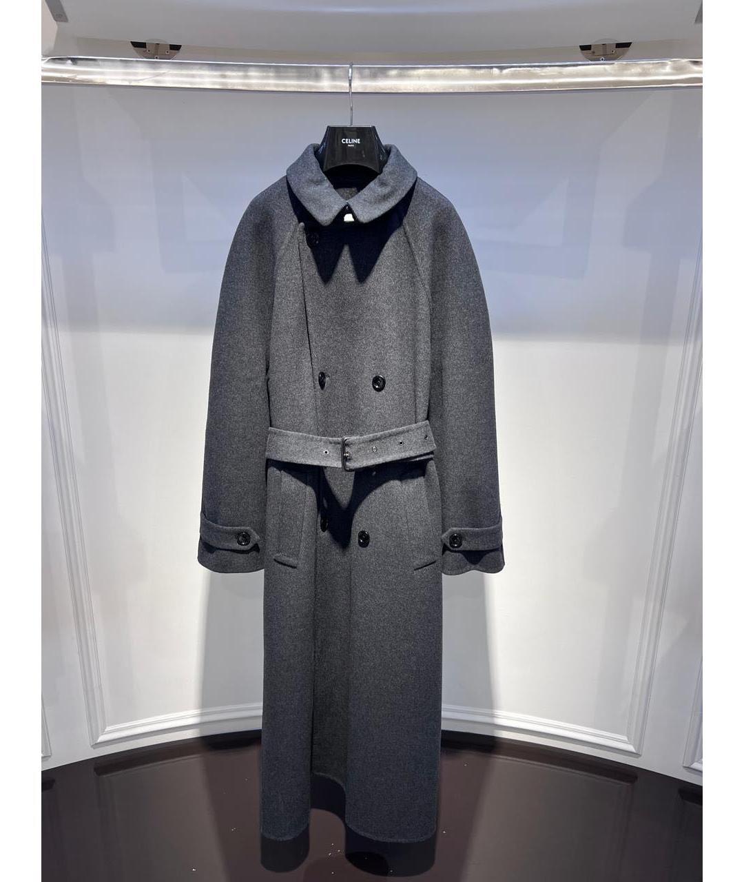 CELINE Серое пальто, фото 3