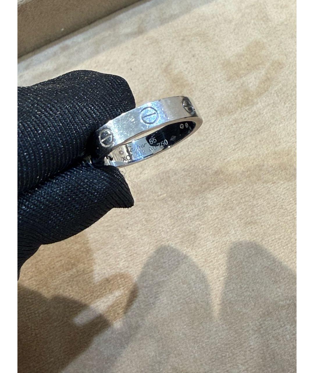 CARTIER Серебряное кольцо из белого золота, фото 5