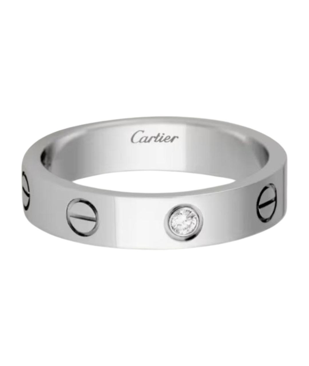CARTIER Серебряное кольцо из белого золота, фото 1