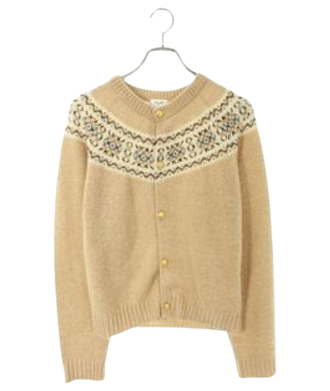 CELINE Бежевый кардиган, фото 4