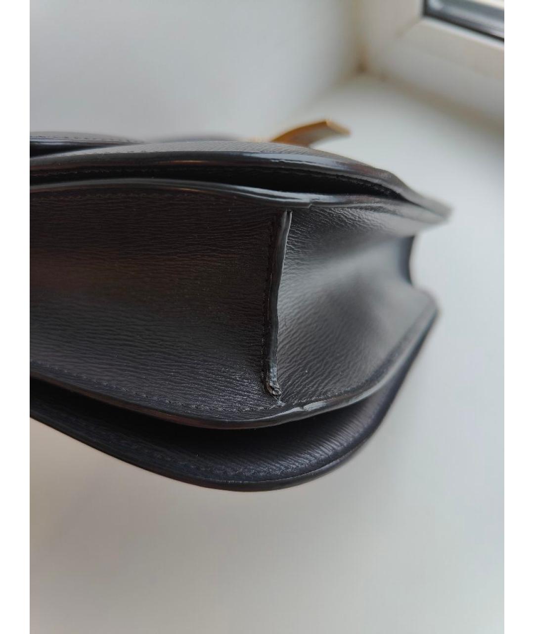 CELINE Серая кожаная сумка через плечо, фото 5