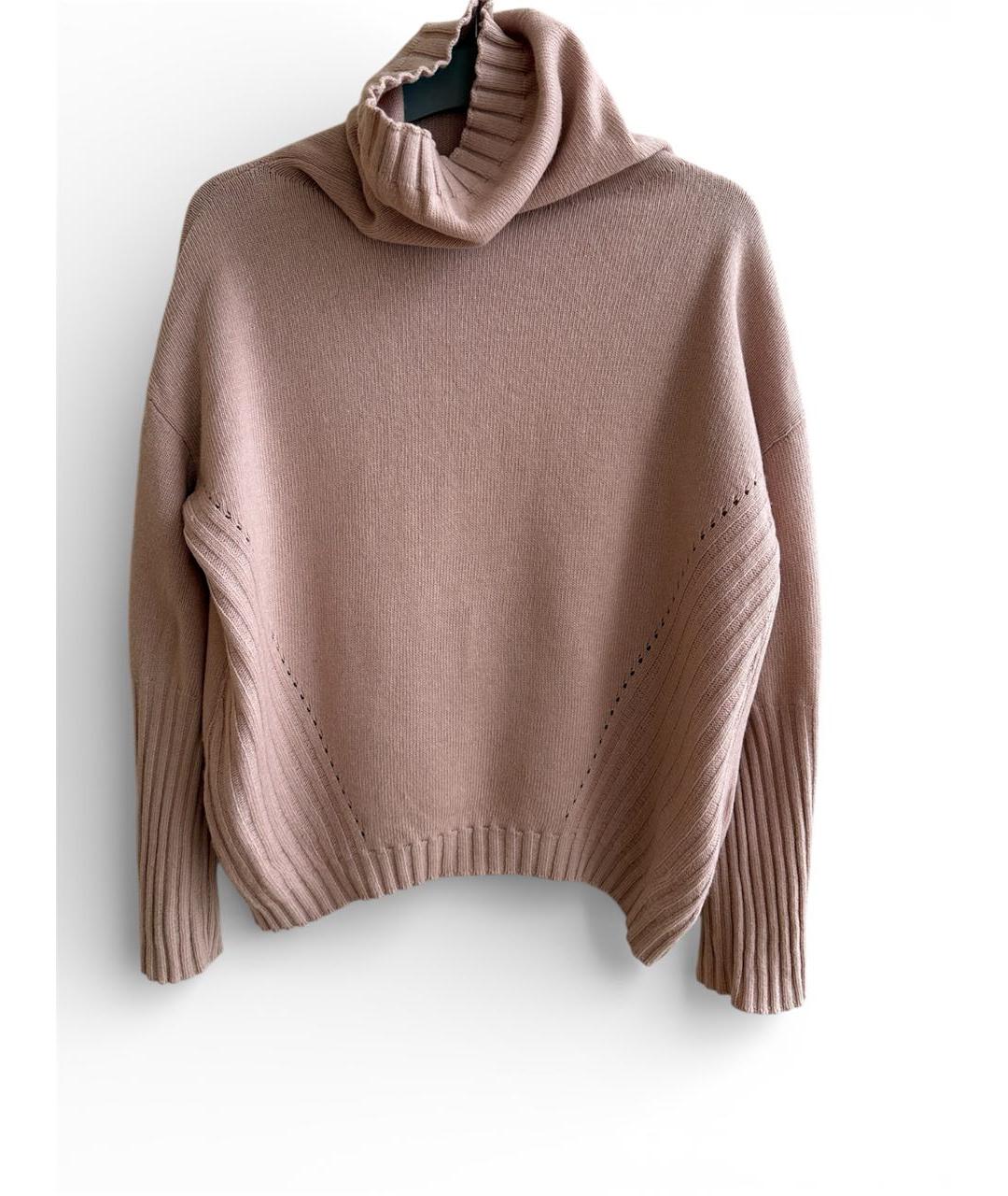 SEMICOUTURE Розовый шерстяной джемпер / свитер, фото 5