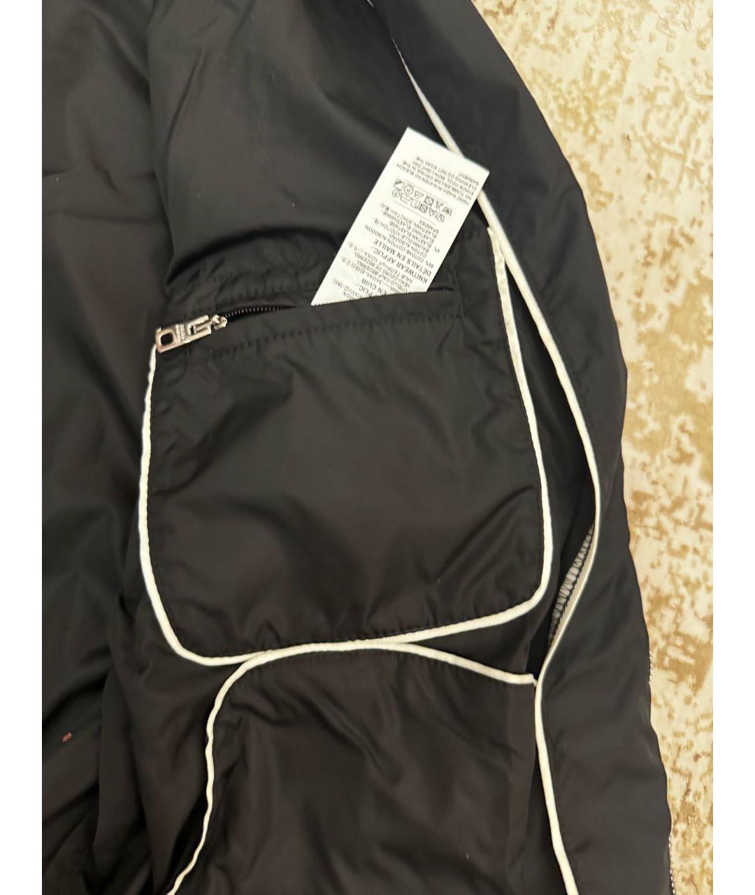 DOLCE&GABBANA Черная полиамидовая куртка, фото 4