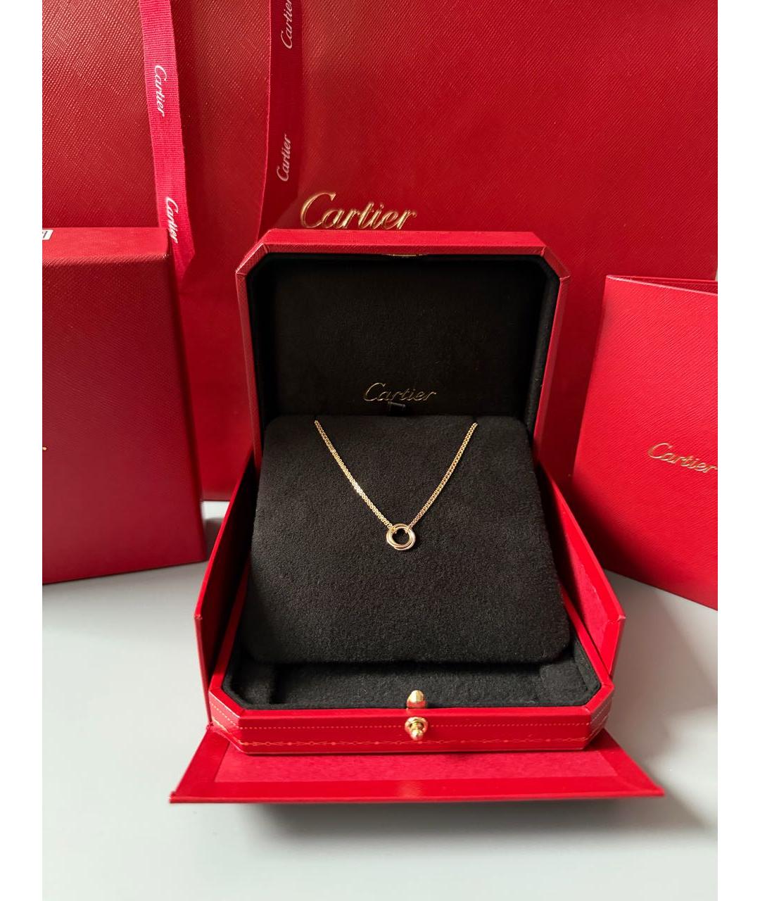 CARTIER Золотое колье из розового золота, фото 4