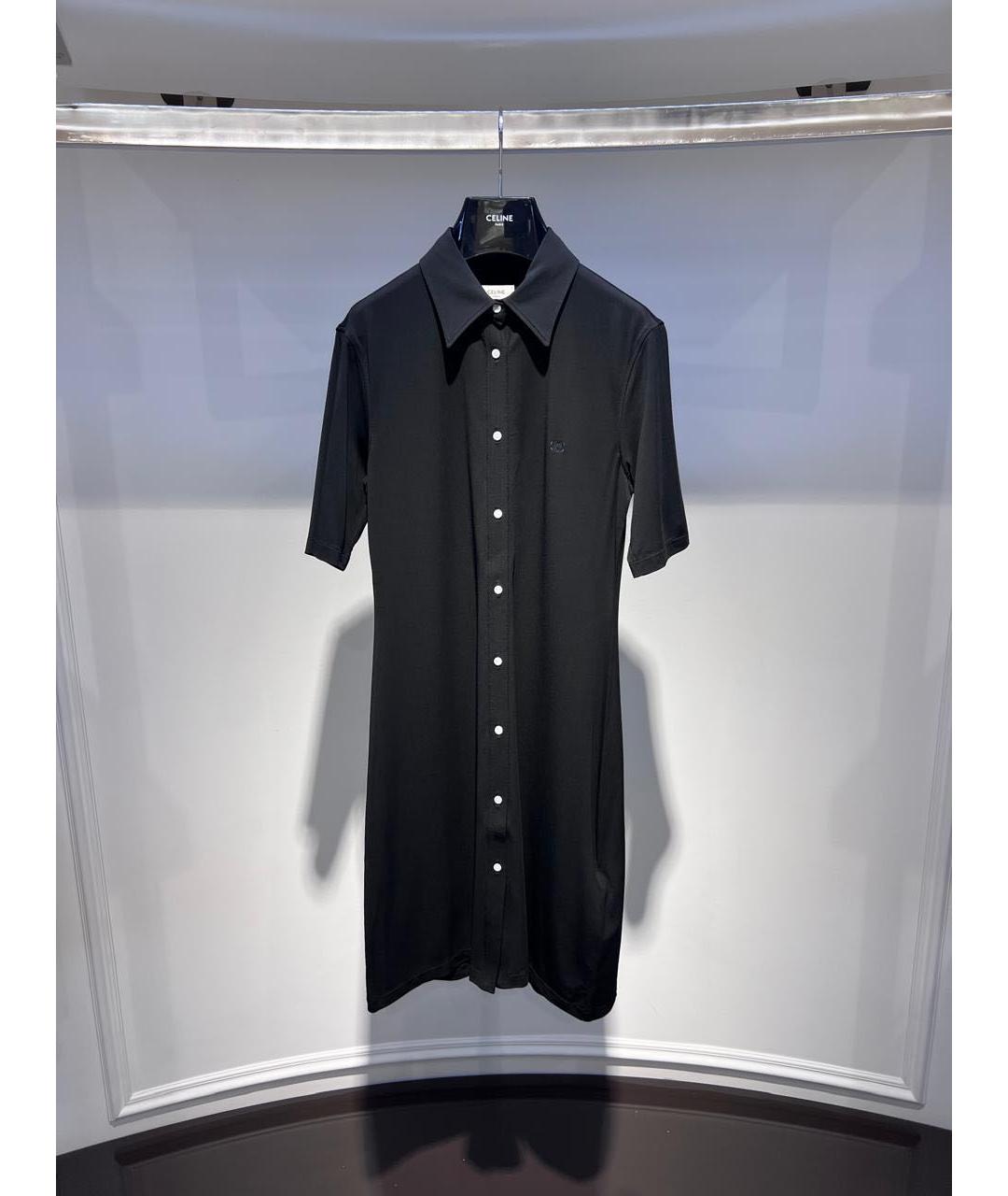 CELINE Черное повседневное платье, фото 3