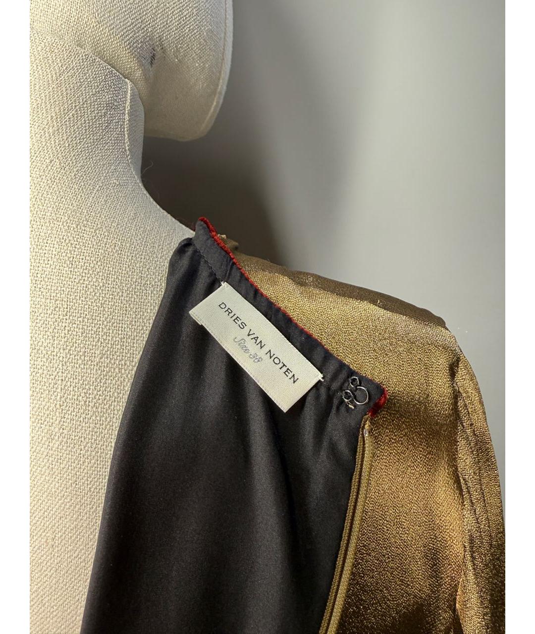 DRIES VAN NOTEN Мульти полиамидовое вечернее платье, фото 8