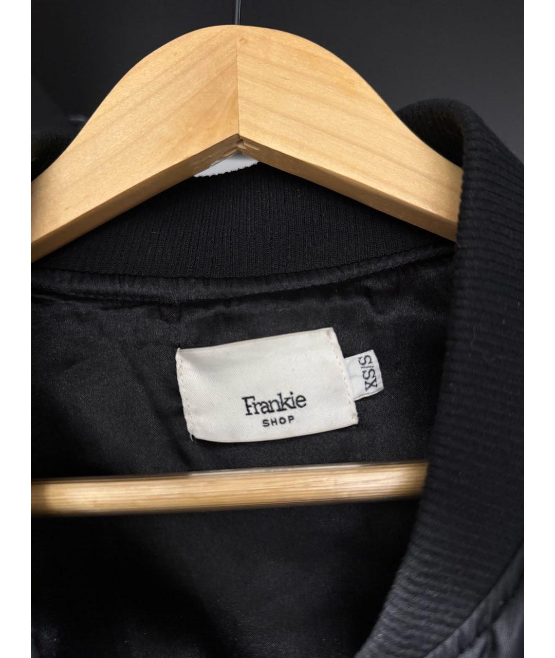 THE FRANKIE SHOP Черная полиамидовая куртка, фото 5