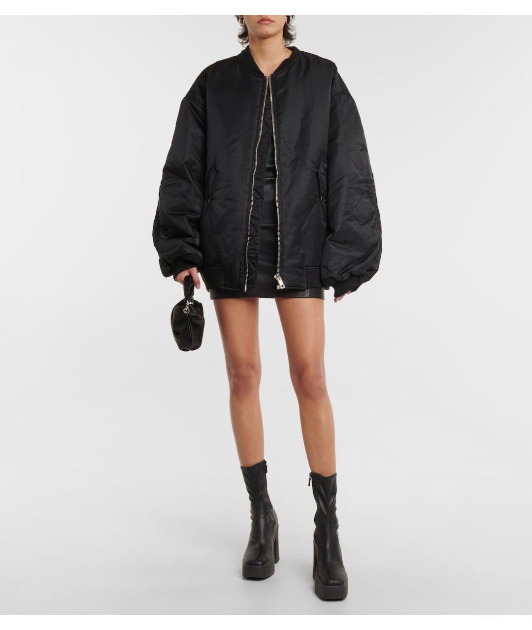 THE FRANKIE SHOP Черная полиамидовая куртка, фото 7