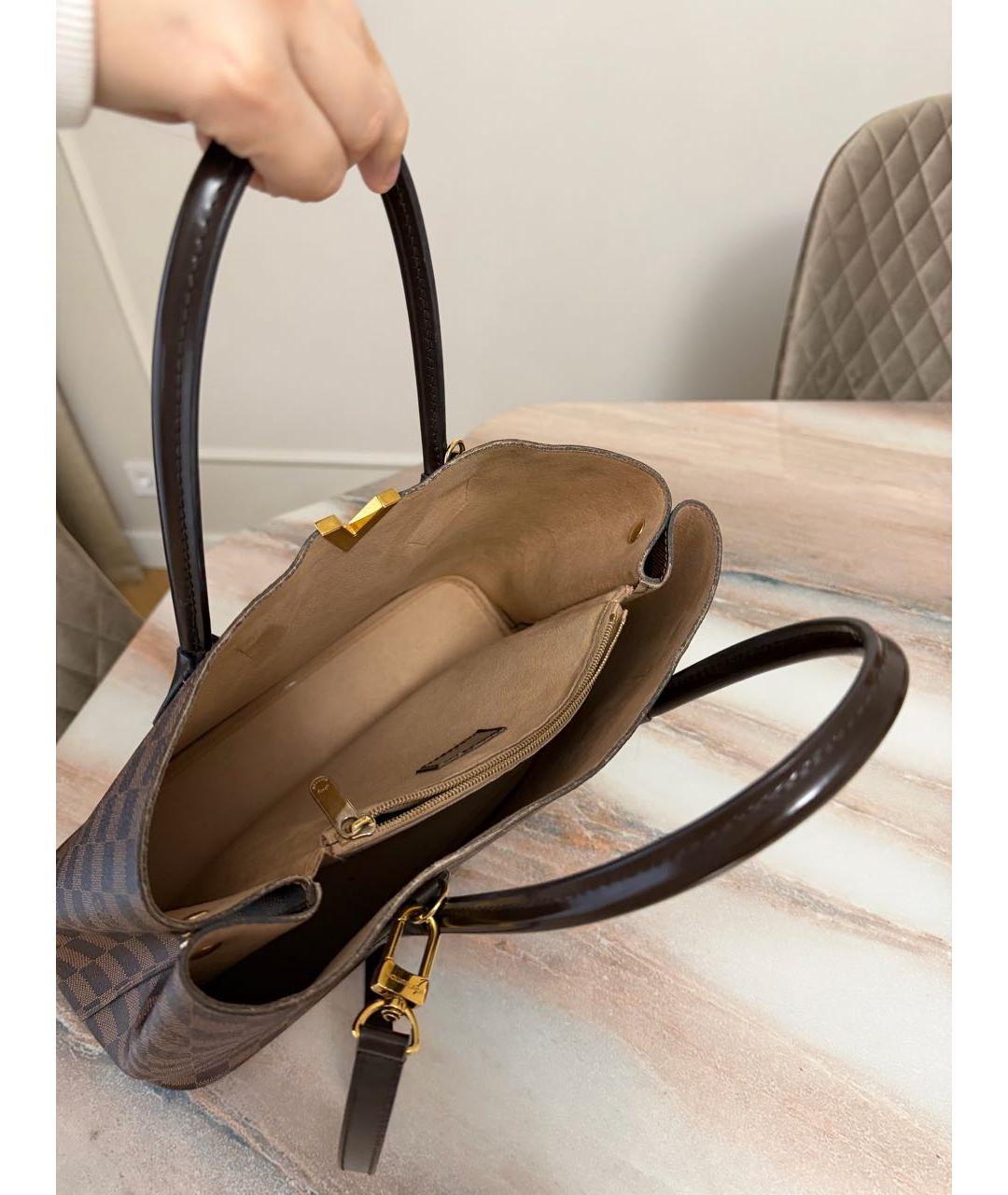 LOUIS VUITTON Коричневая сумка тоут, фото 5