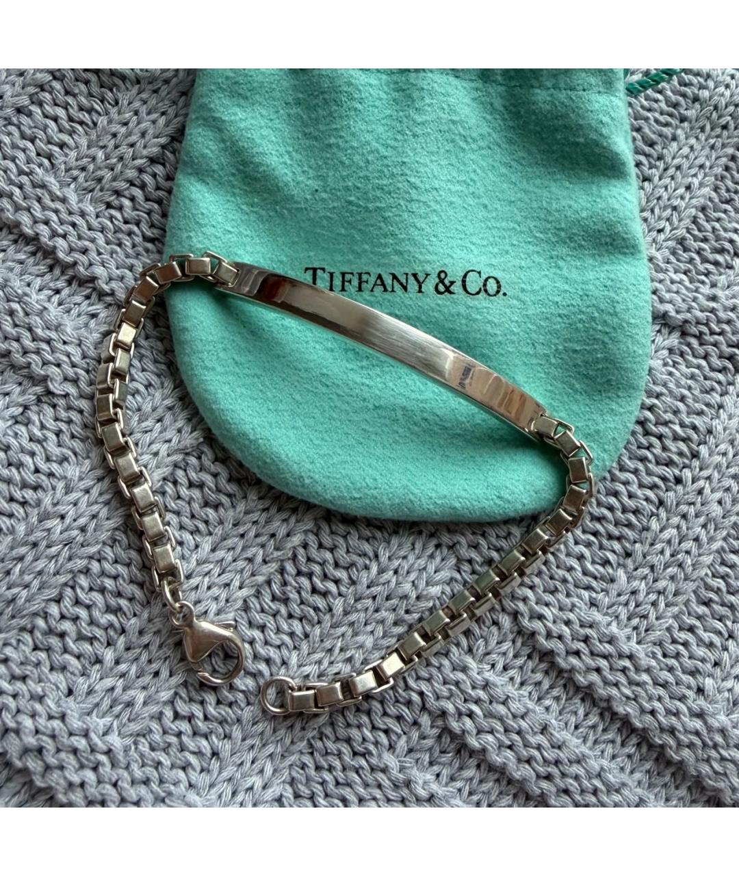 TIFFANY&CO Серебрянный серебряный браслет, фото 8