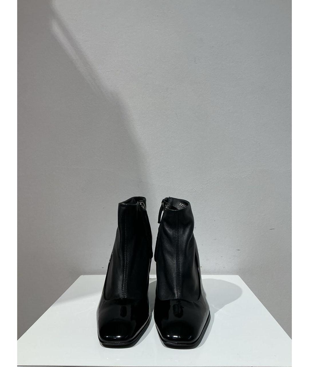 GIUSEPPE ZANOTTI DESIGN Черные кожаные ботильоны, фото 2