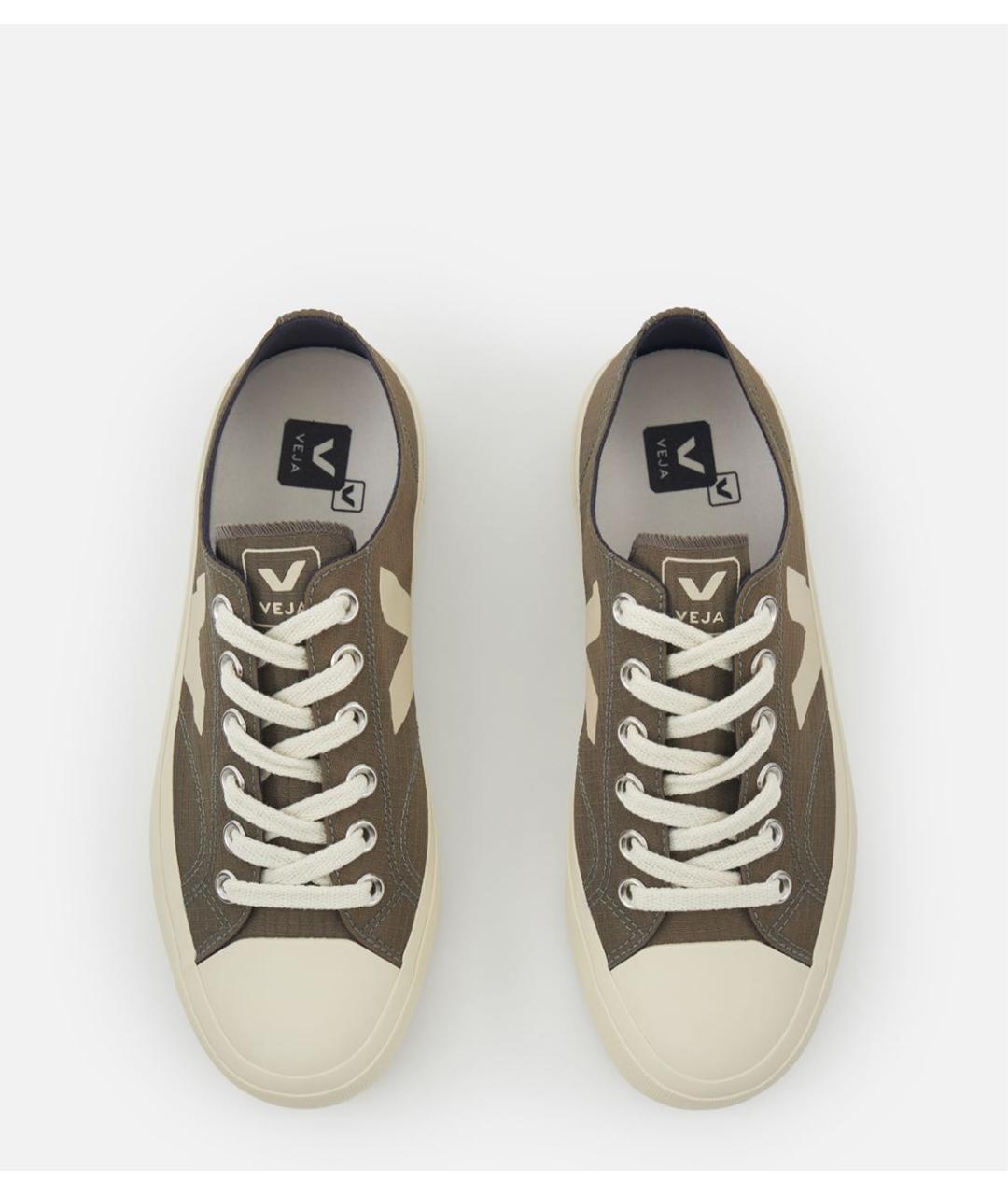 VEJA Зеленые текстильные кеды, фото 3