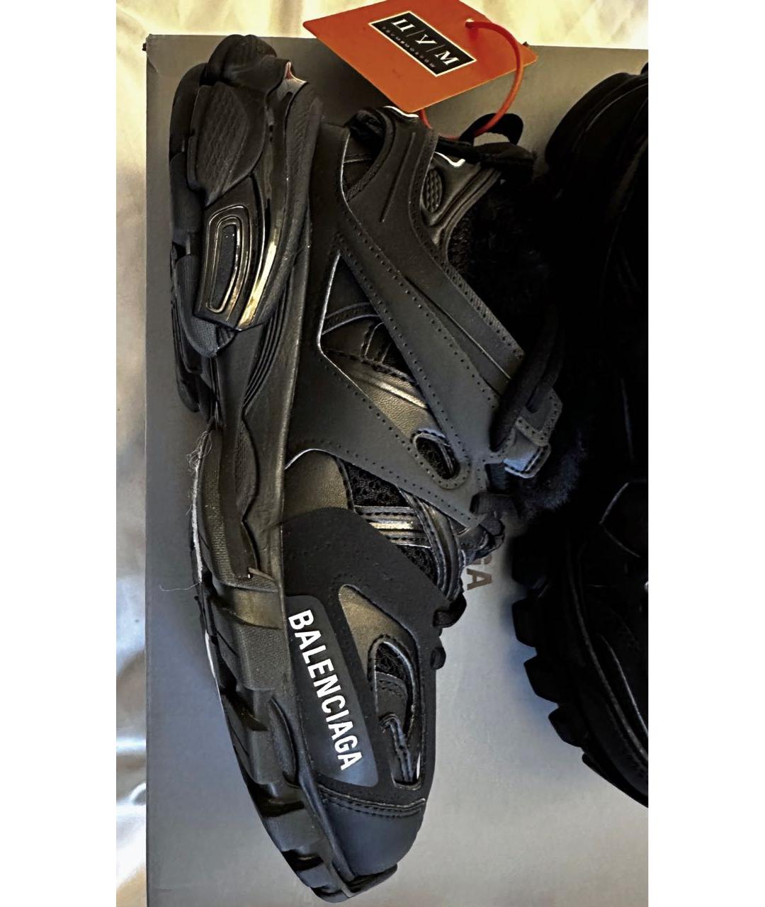 BALENCIAGA Черные текстильные кроссовки, фото 8