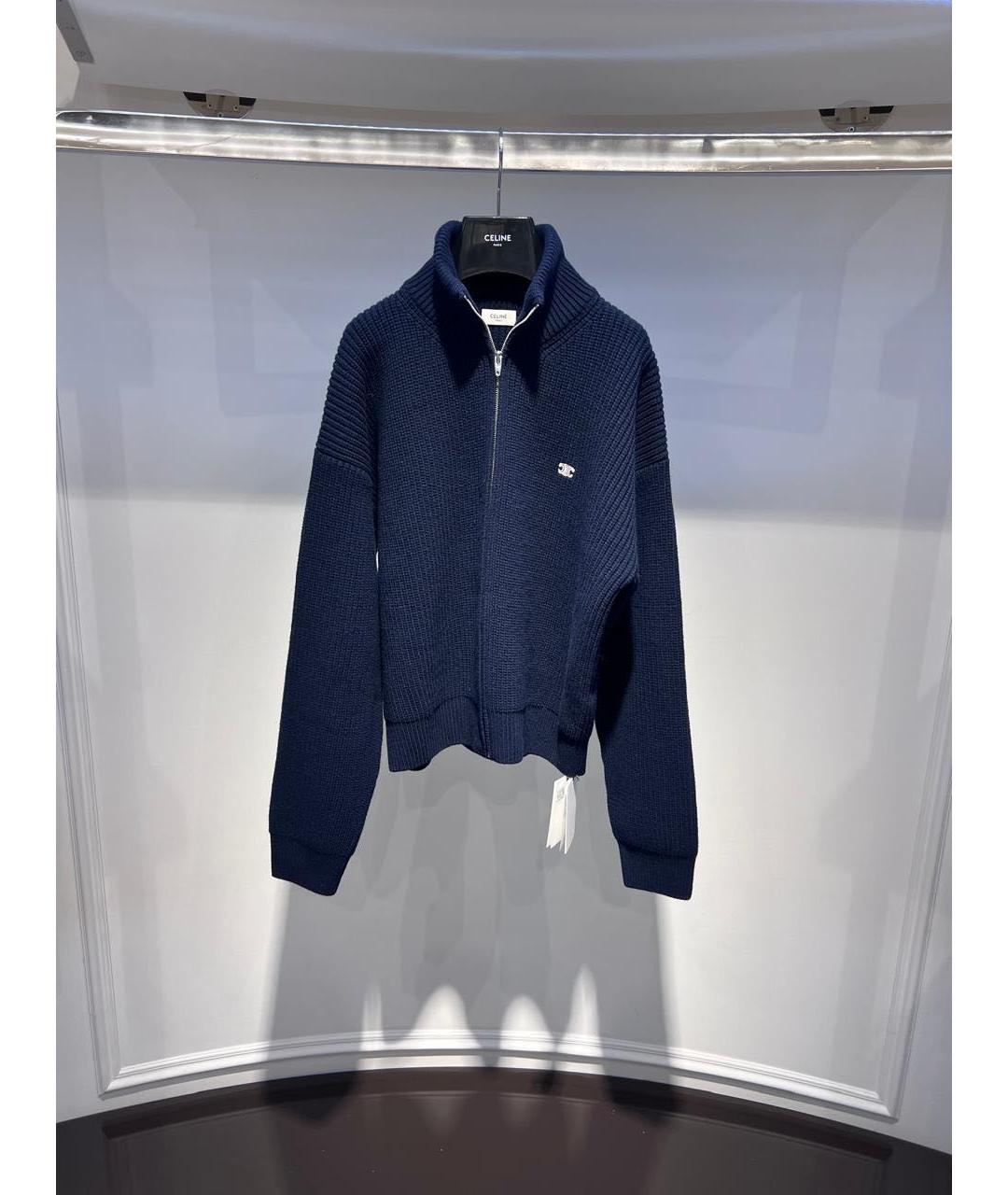 CELINE Синий кардиган, фото 2