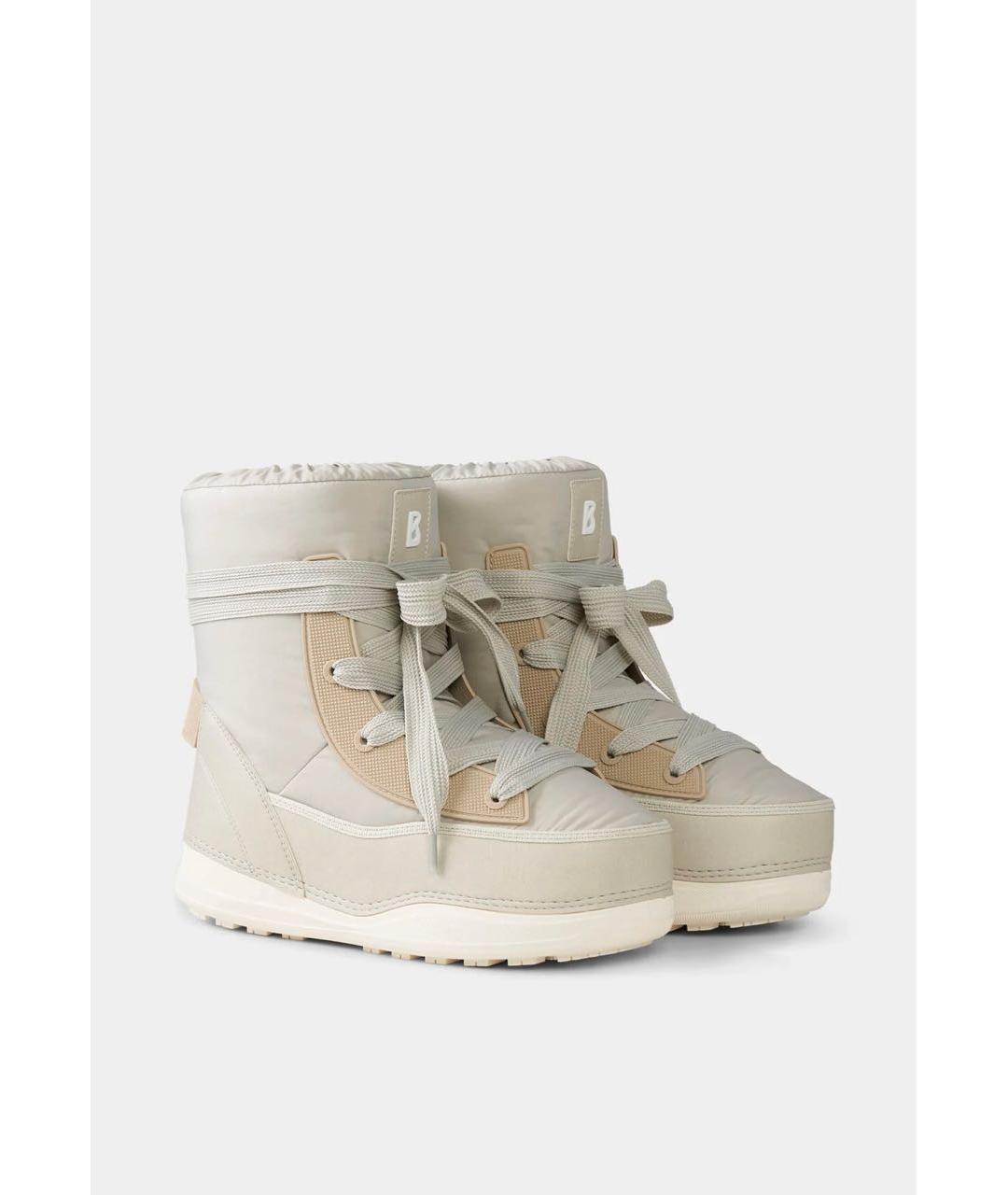 BOGNER Бежевые текстильные сапоги, фото 2