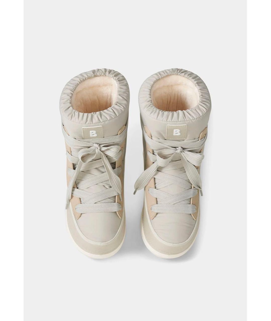 BOGNER Бежевые текстильные сапоги, фото 3