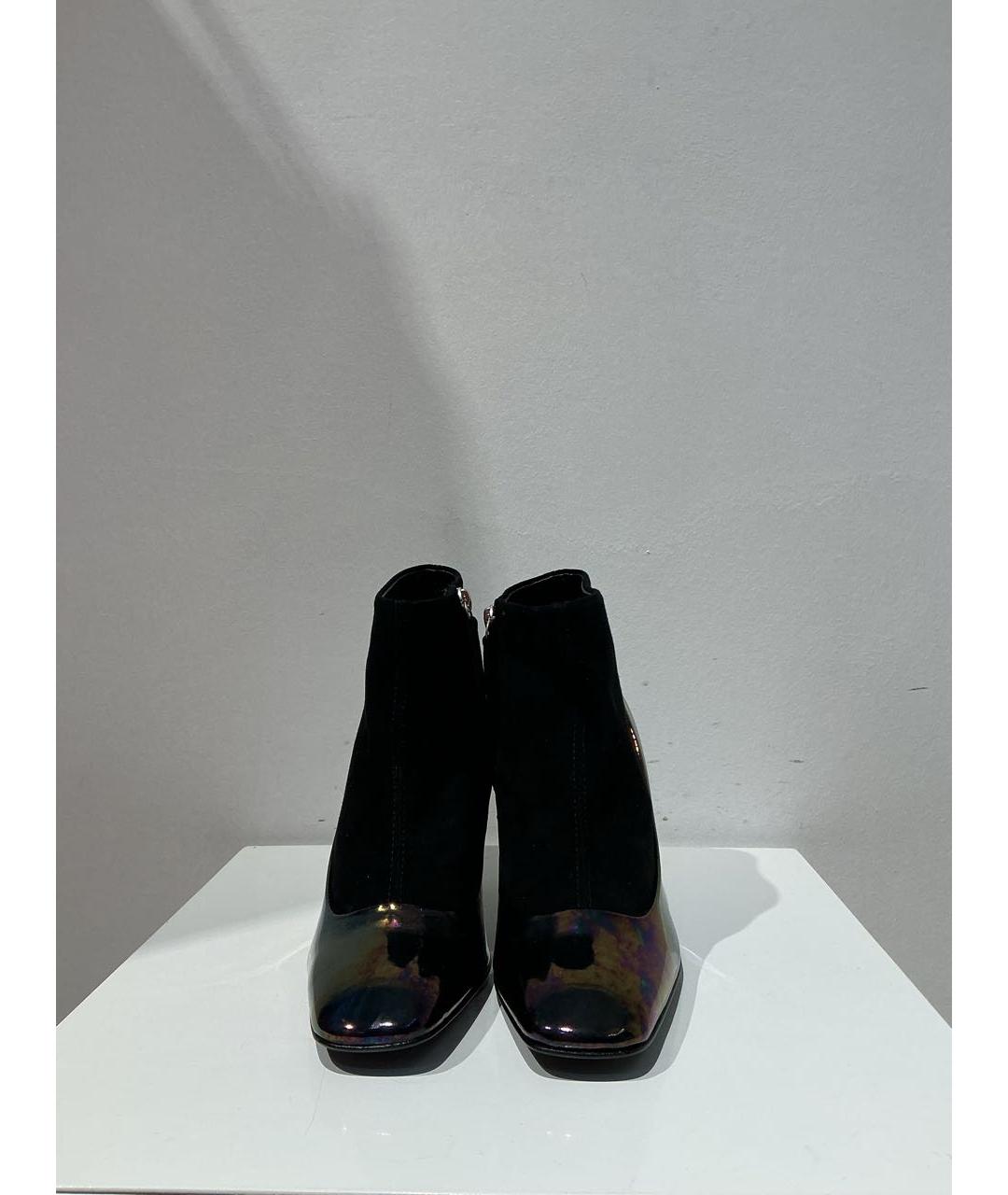 GIUSEPPE ZANOTTI DESIGN Черные кожаные ботильоны, фото 2