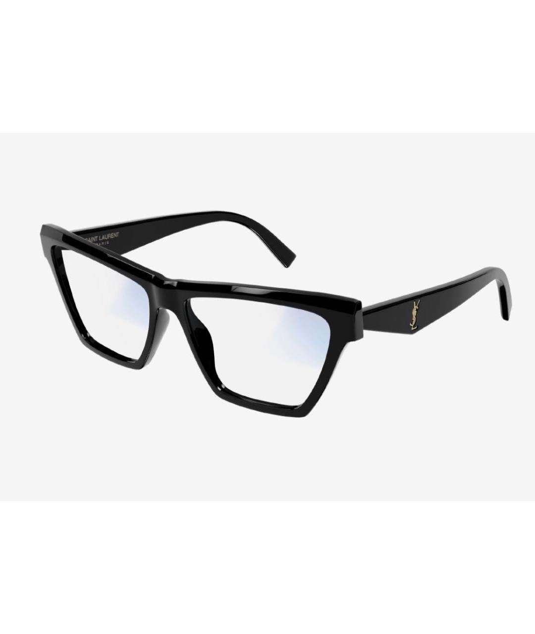 SAINT LAURENT Черные пластиковые солнцезащитные очки, фото 5