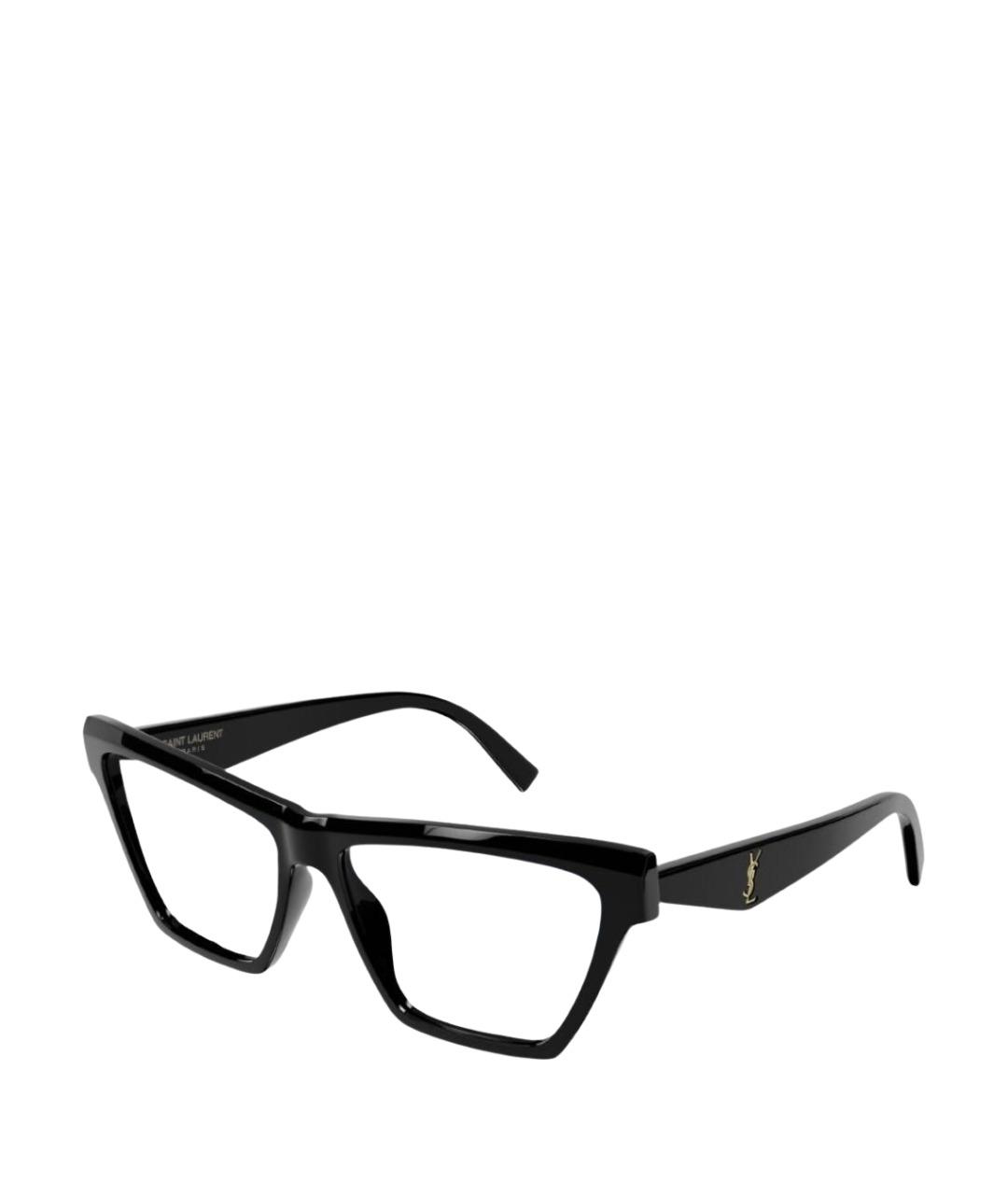 SAINT LAURENT Черные пластиковые солнцезащитные очки, фото 1