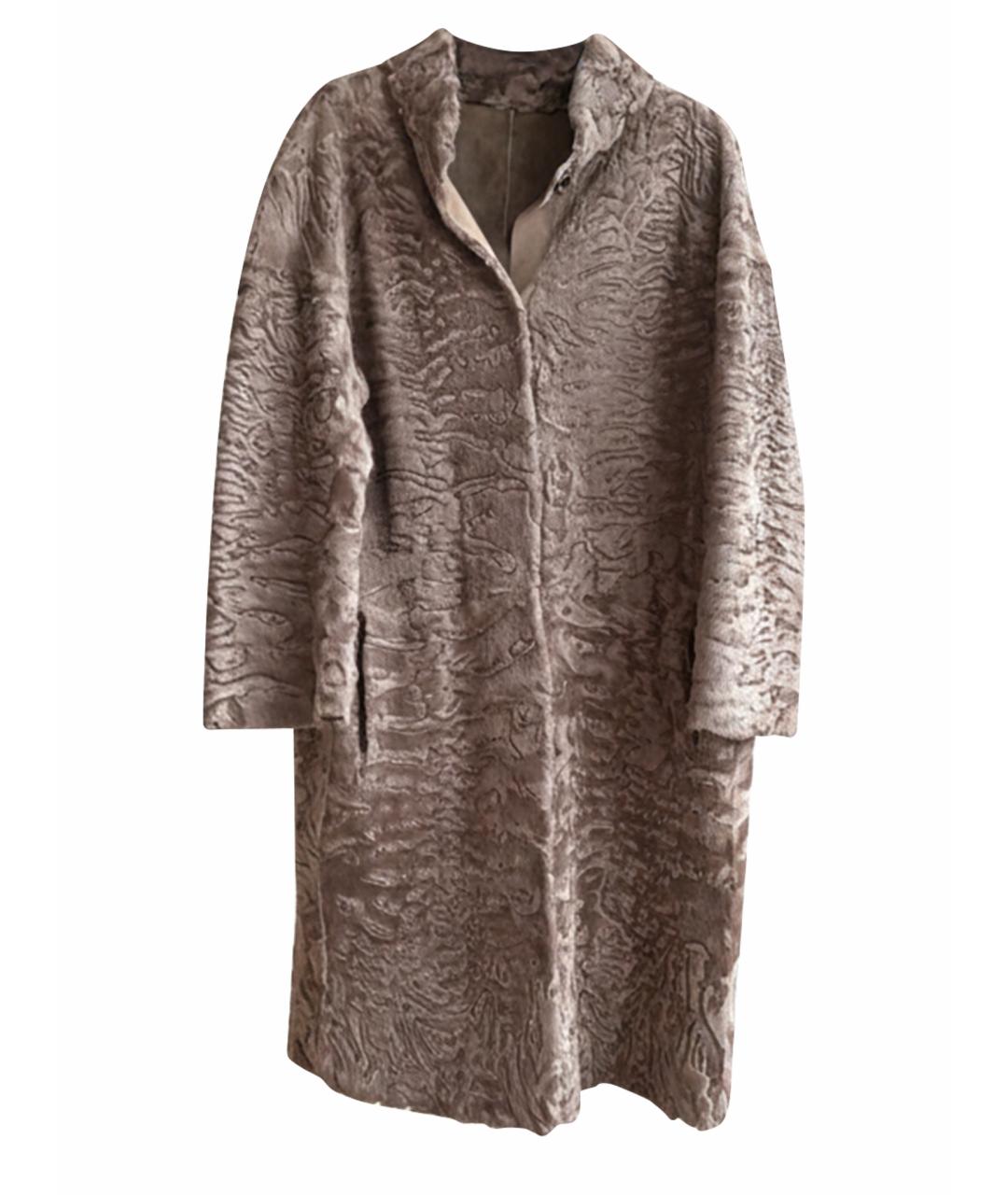 MANZONI 24 Розовая меховая шуба, фото 1