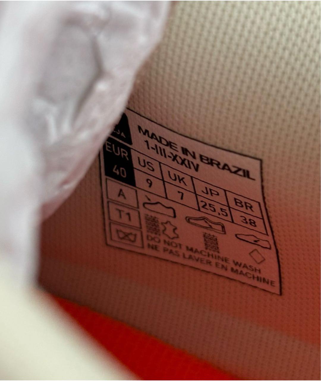 VEJA Бежевые текстильные кроссовки, фото 8