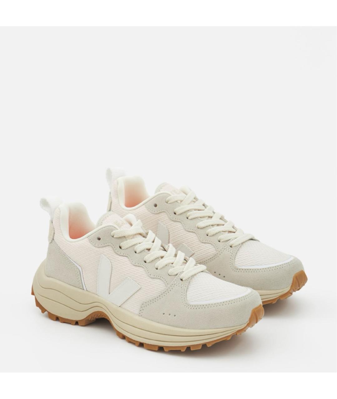 VEJA Бежевые текстильные кроссовки, фото 2