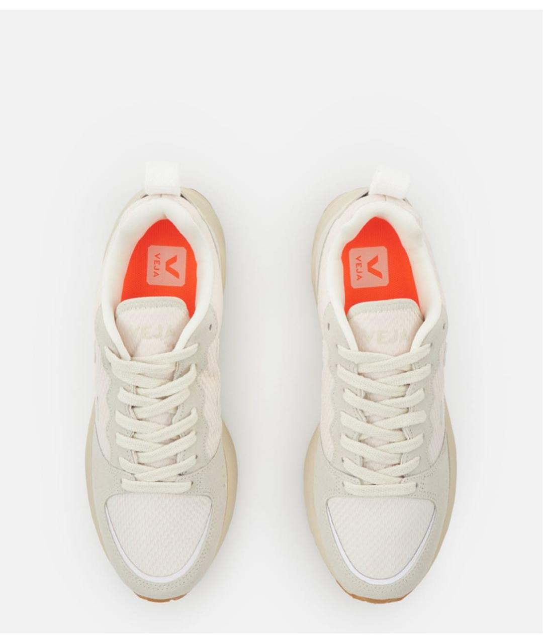 VEJA Бежевые текстильные кроссовки, фото 3