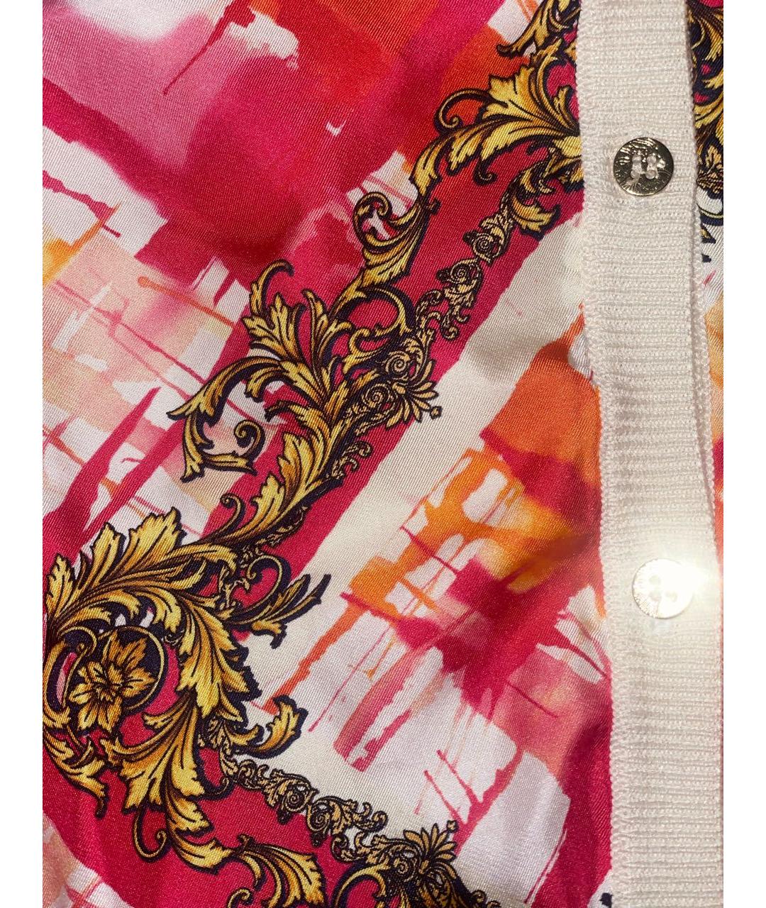 VERSACE COLLECTION Белый шелковый кардиган, фото 4
