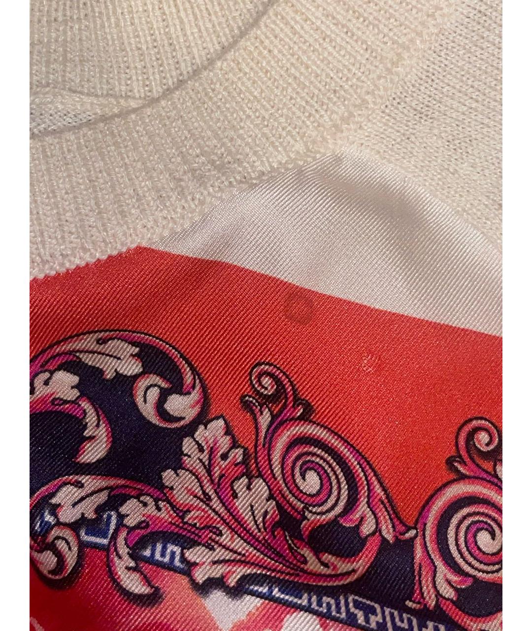 VERSACE COLLECTION Белый шелковый кардиган, фото 7