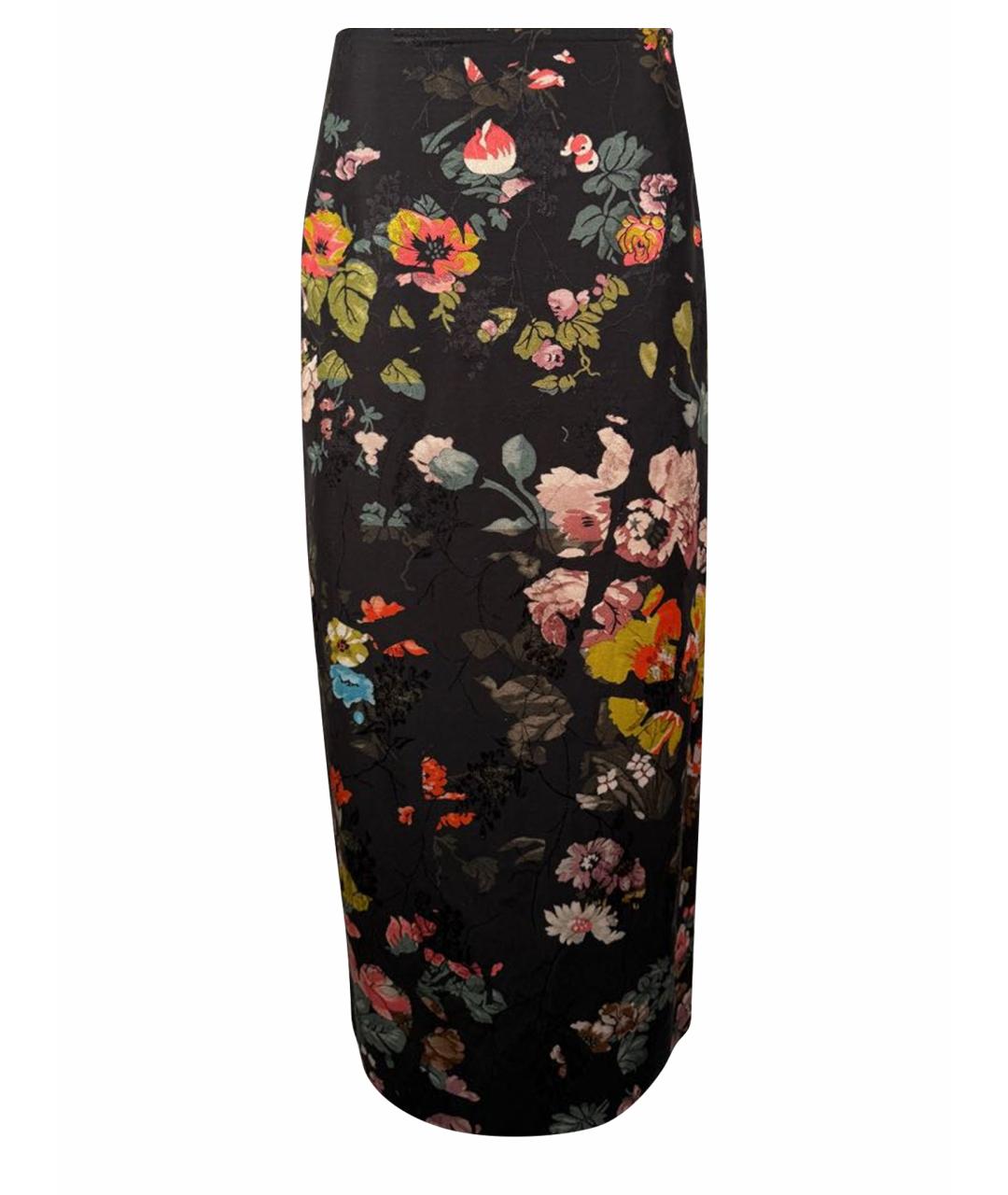 DRIES VAN NOTEN Мульти вискозная юбка миди, фото 1