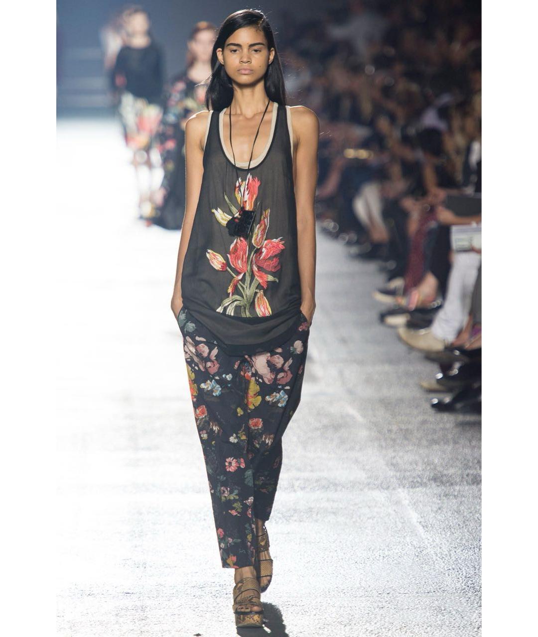 DRIES VAN NOTEN Мульти вискозная юбка миди, фото 2