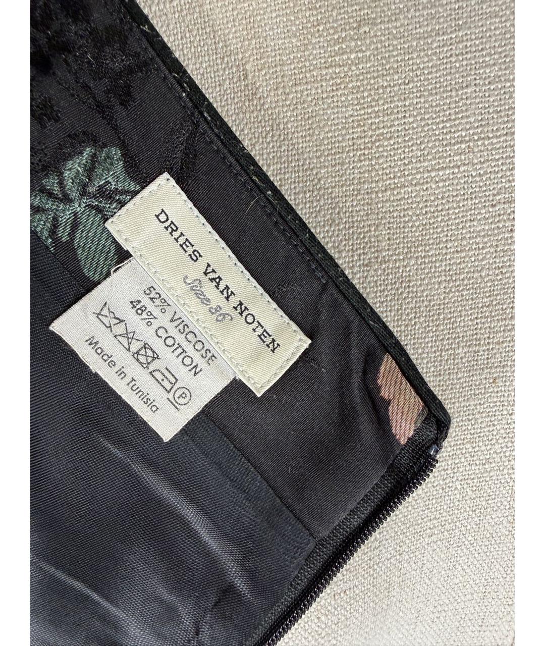 DRIES VAN NOTEN Мульти вискозная юбка миди, фото 8