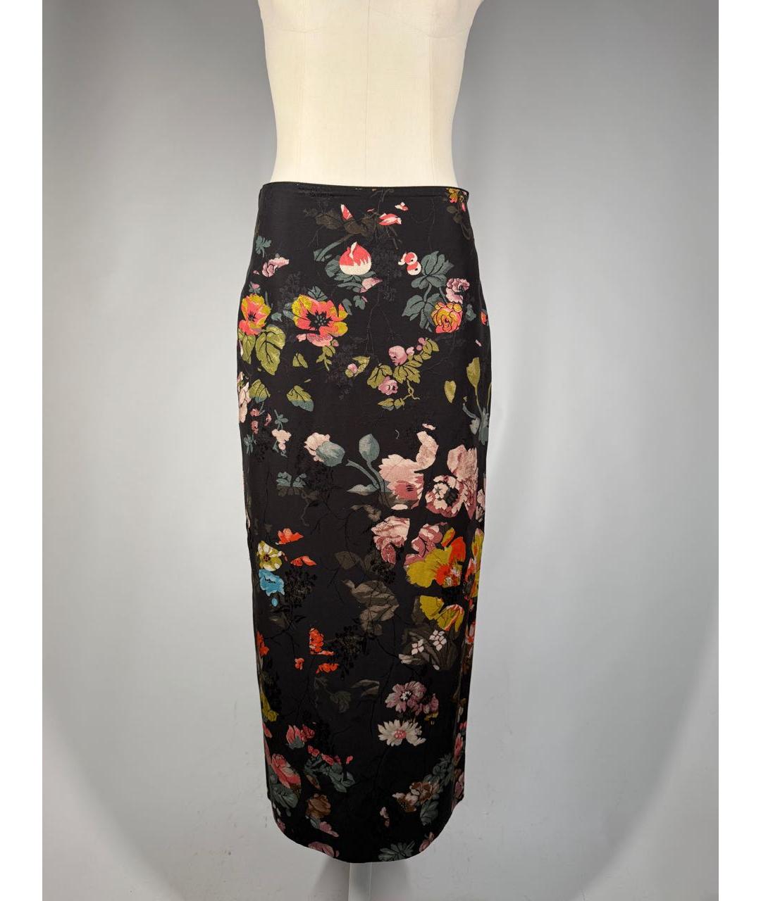 DRIES VAN NOTEN Мульти вискозная юбка миди, фото 9