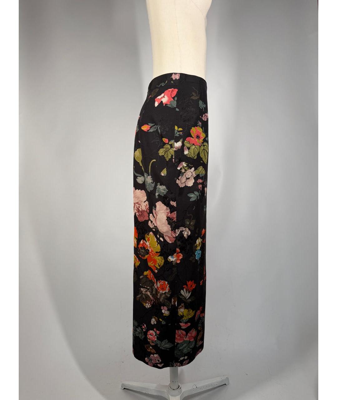 DRIES VAN NOTEN Мульти вискозная юбка миди, фото 4