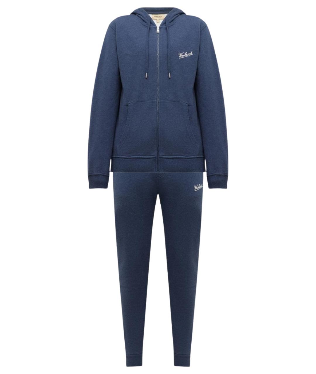 MC2 SAINT BARTH Темно-синий хлопковый спортивный костюм, фото 1