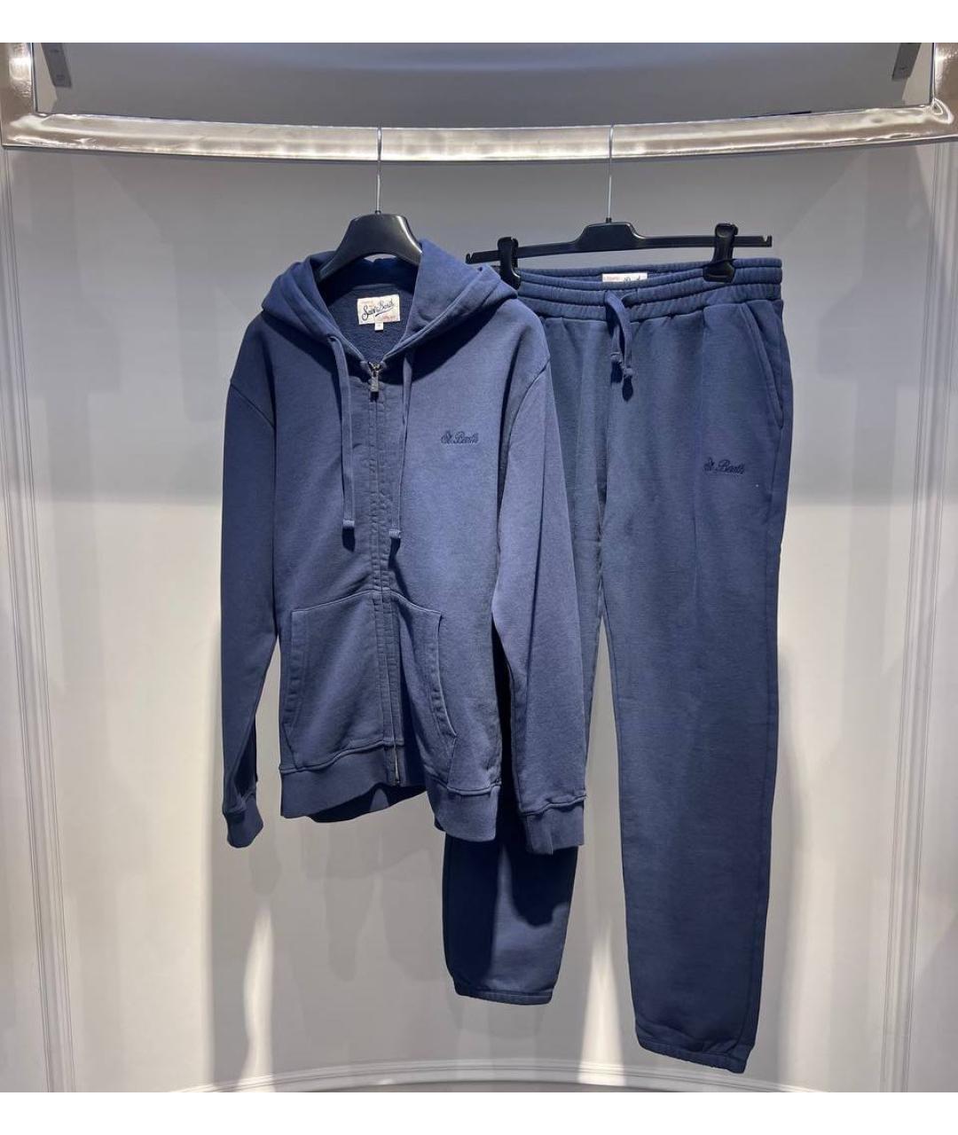 MC2 SAINT BARTH Темно-синий хлопковый спортивный костюм, фото 2