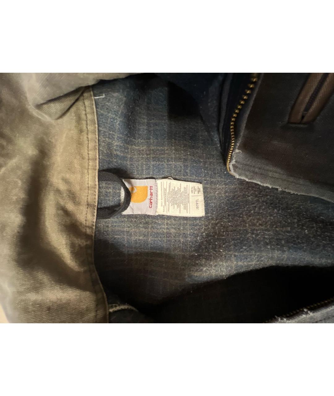 CARHARTT WIP Серая хлопковая куртка, фото 3