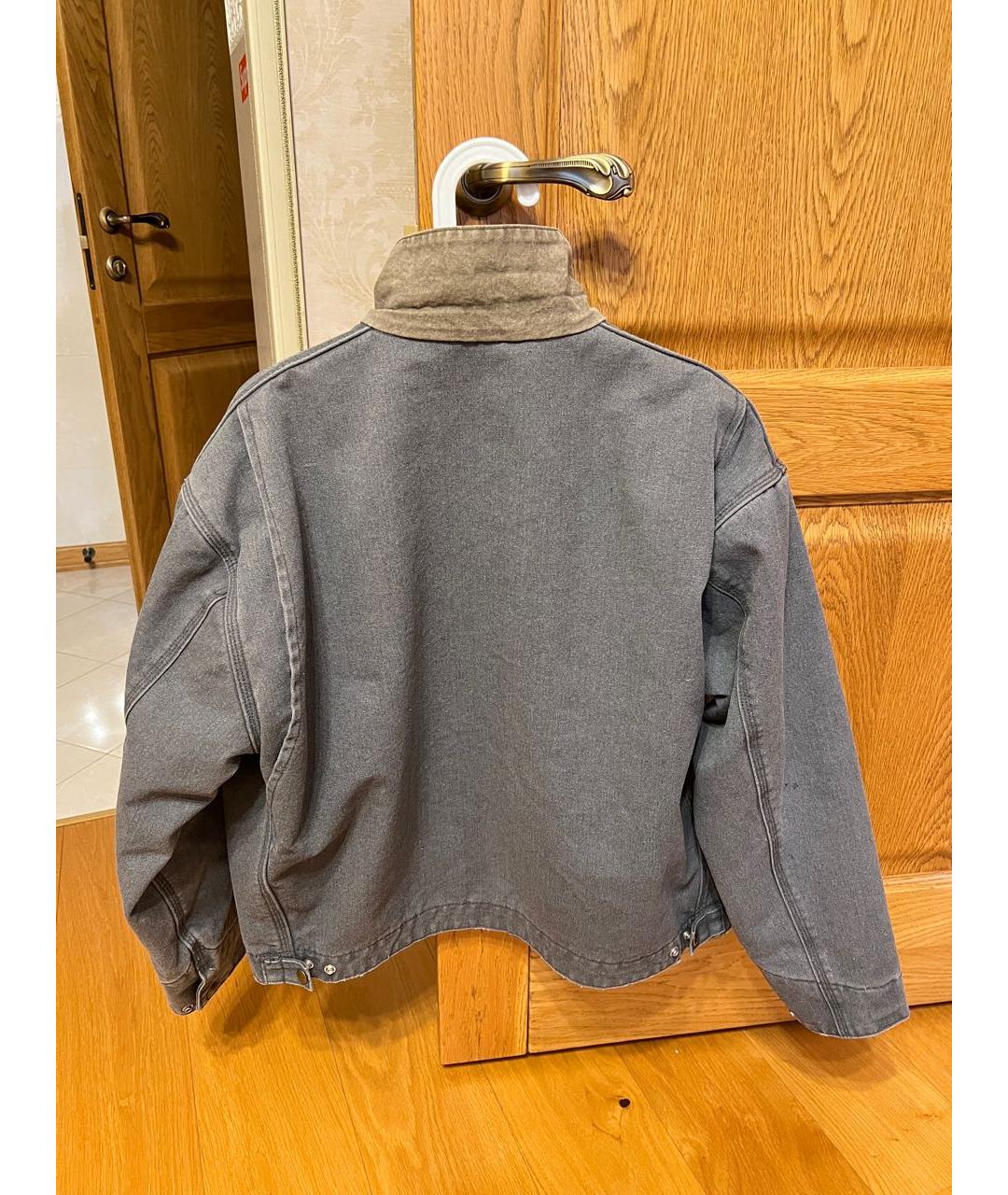 CARHARTT WIP Серая хлопковая куртка, фото 2