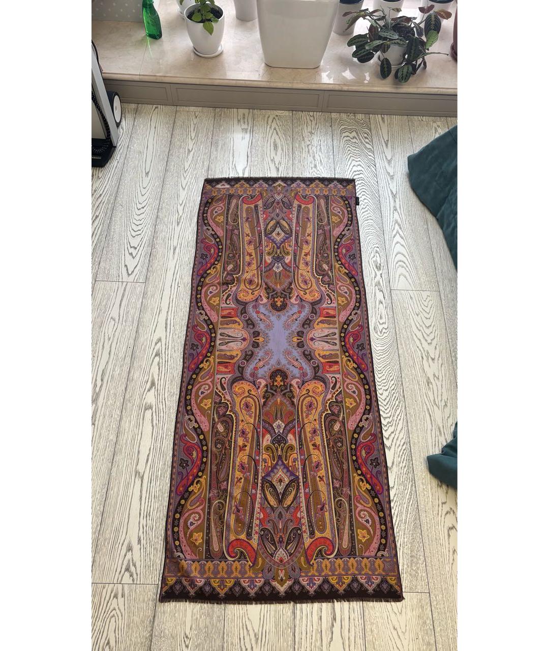 ETRO Мульти шерстяной шарф, фото 9