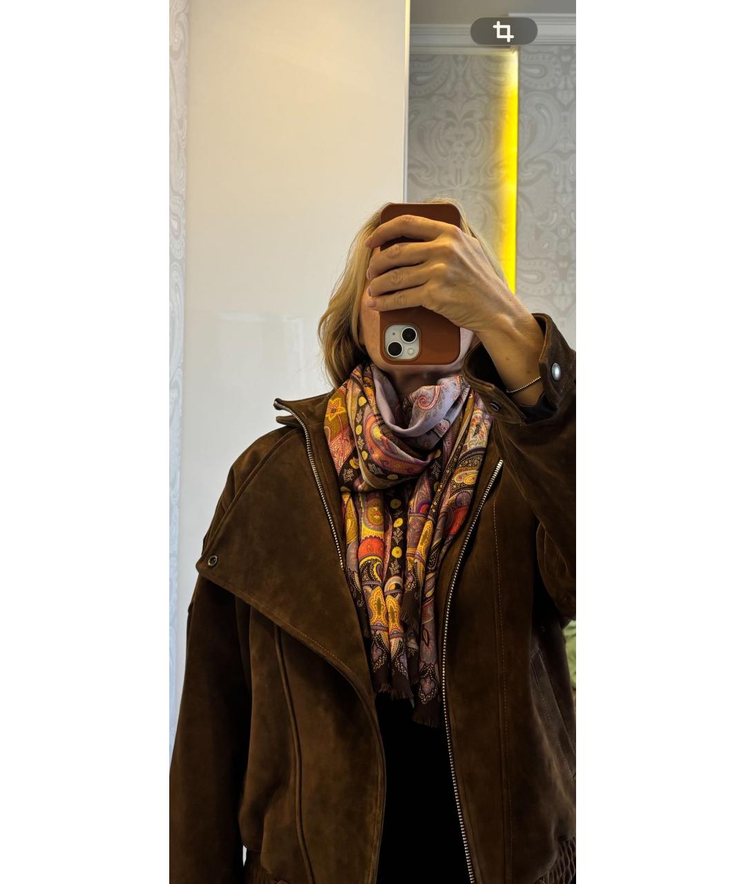 ETRO Мульти шерстяной шарф, фото 7