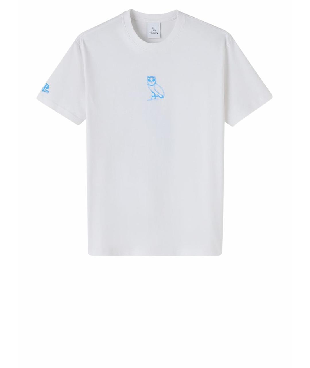 OVO by Drake Белая хлопковая футболка, фото 1