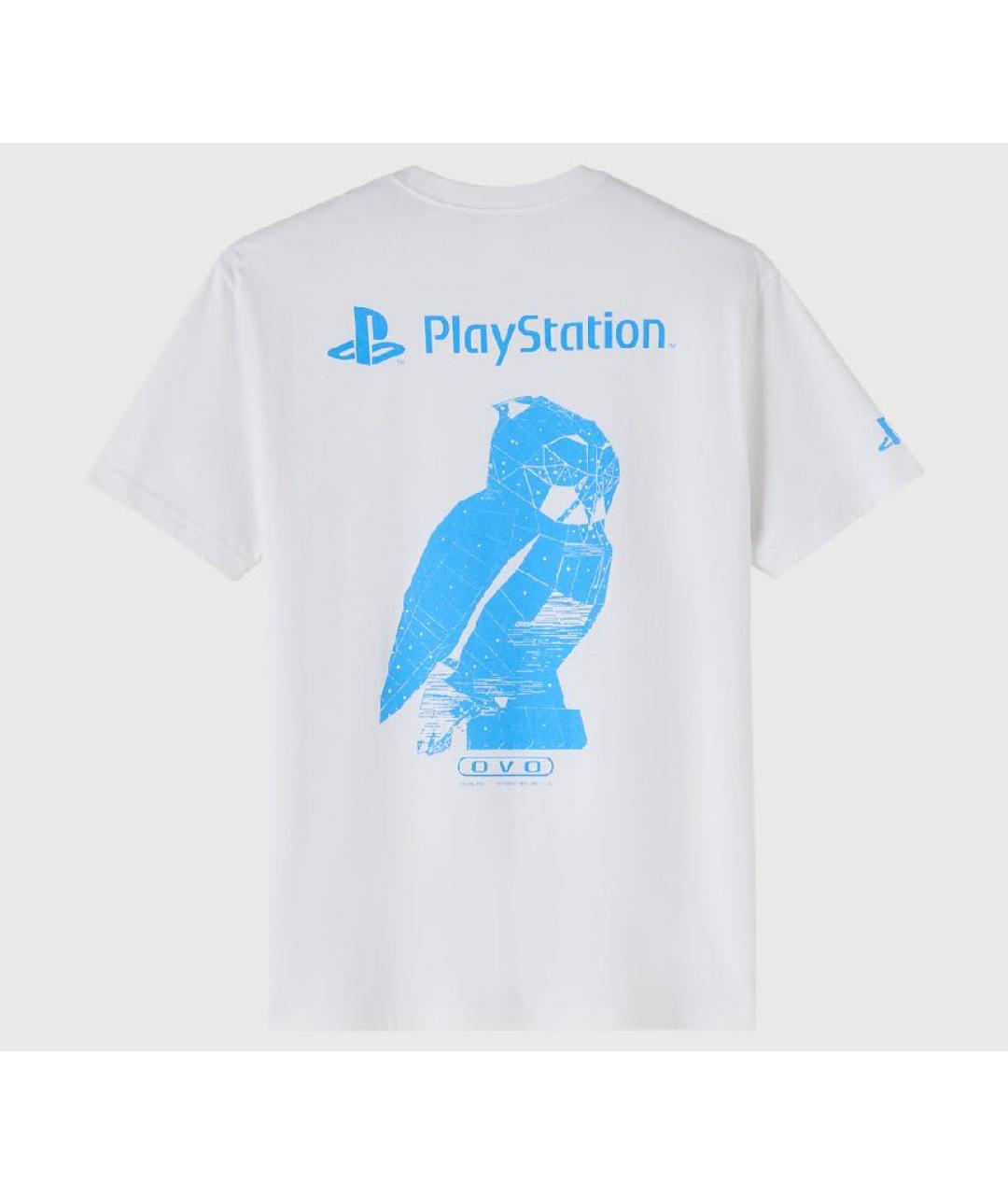 OVO by Drake Белая хлопковая футболка, фото 2