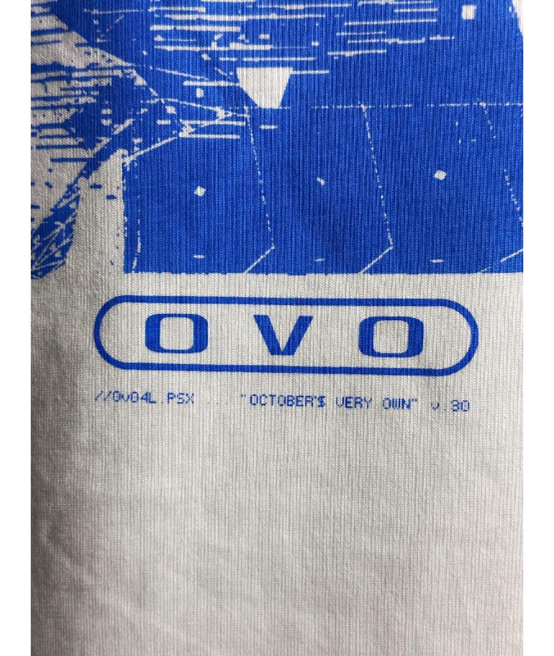 OVO by Drake Белая хлопковая футболка, фото 6