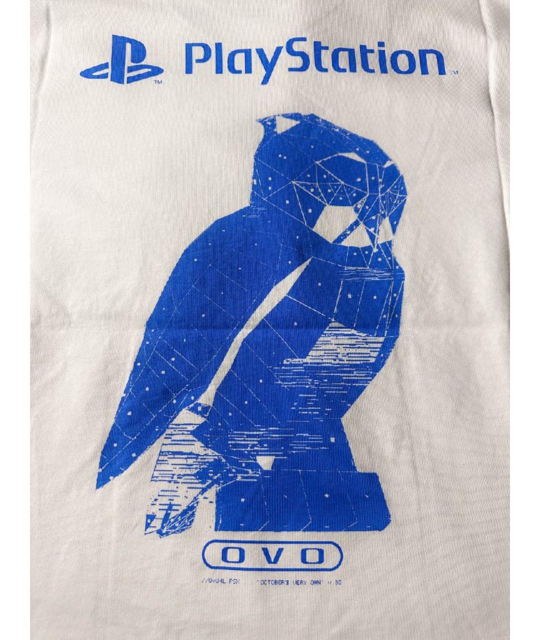 OVO by Drake Белая хлопковая футболка, фото 4