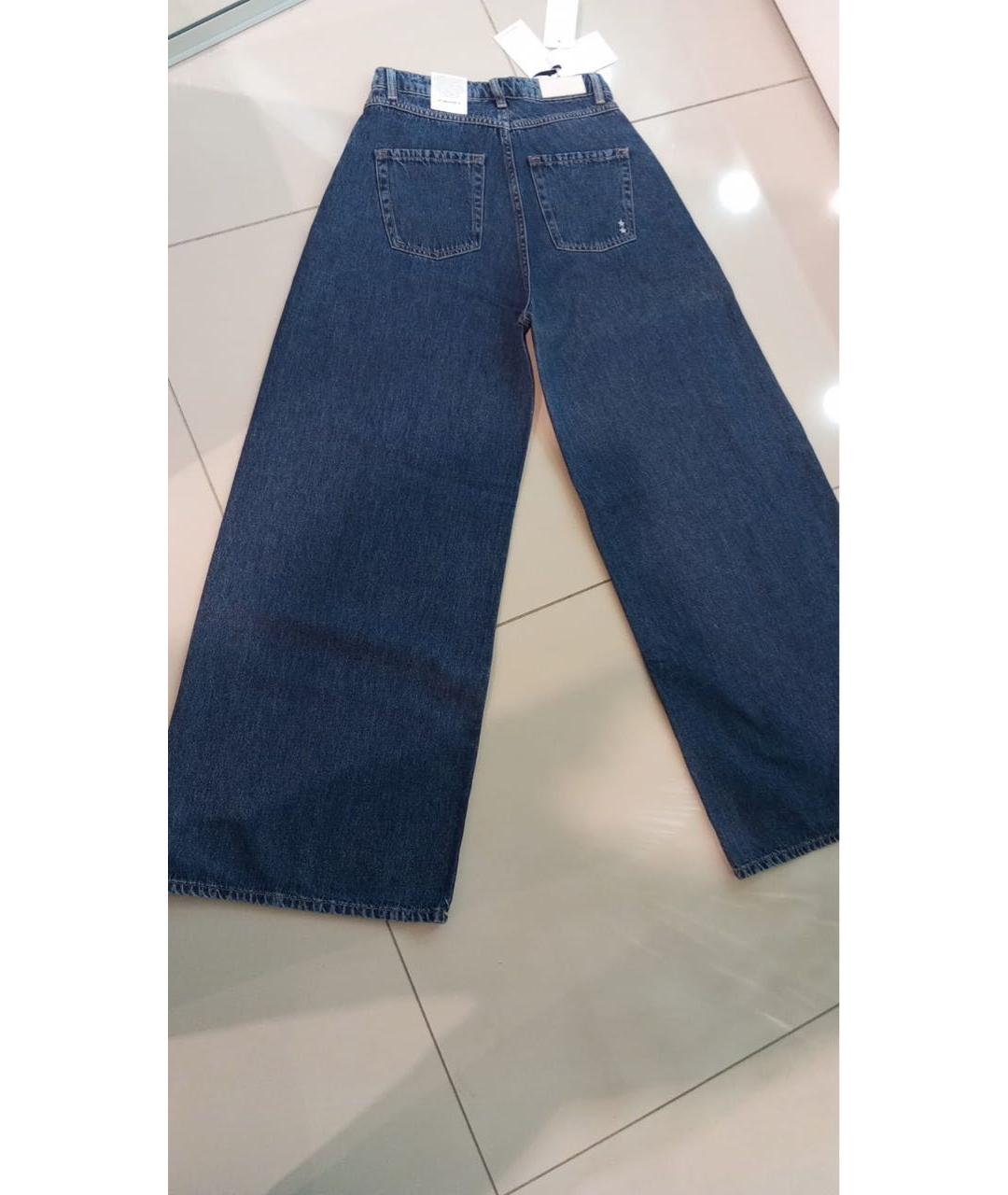 ICON DENIM Синие хлопковые джинсы клеш, фото 2