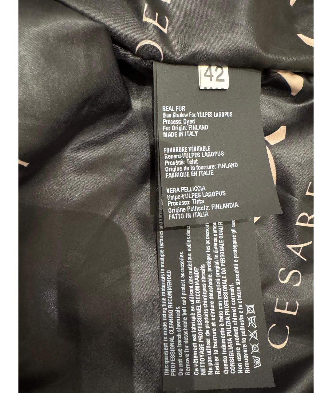 CASADEI Черный пуховик, фото 4