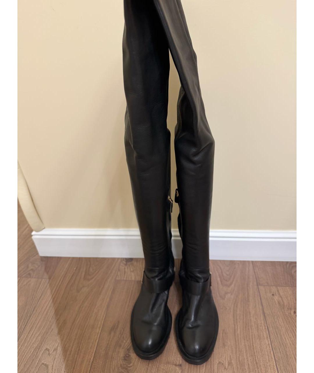 NICHOLAS KIRKWOOD Черные кожаные ботфорты, фото 2